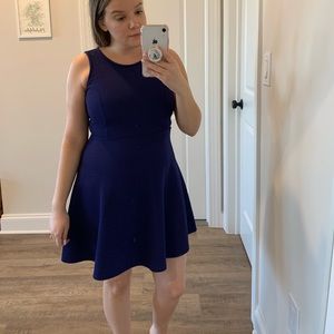 Olive & Oak Purple Textured Dress - Size XS